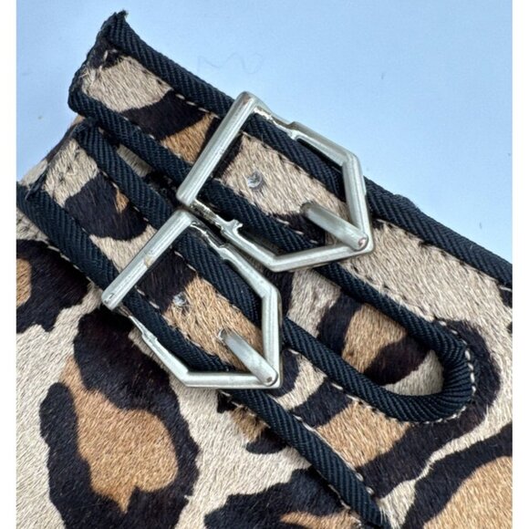 Sam‎ Edelman Calf Hair Leather Leopard Print Kit Ankle Booties-Size 4 M cheetah - Picture 13 of 15